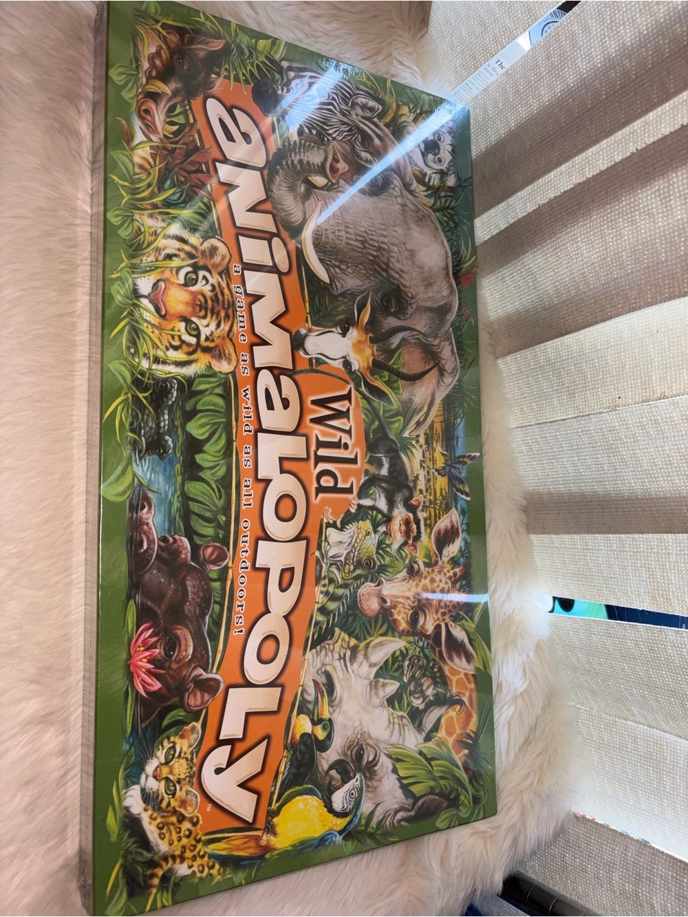 Wild Animalopoly Board Game - Colorful Jungle Artwork